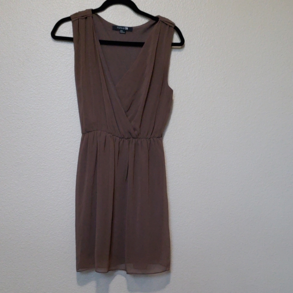 Deep neck dress